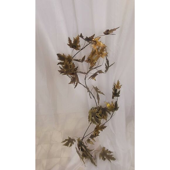 MCM metal maple leaf wall decor - Picture 1 of 7